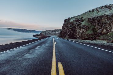 A beautiful view along highway 17 in Grant County, WA