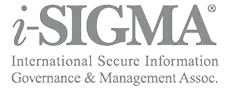 Photograph of the i-SIGMA logo in gray.